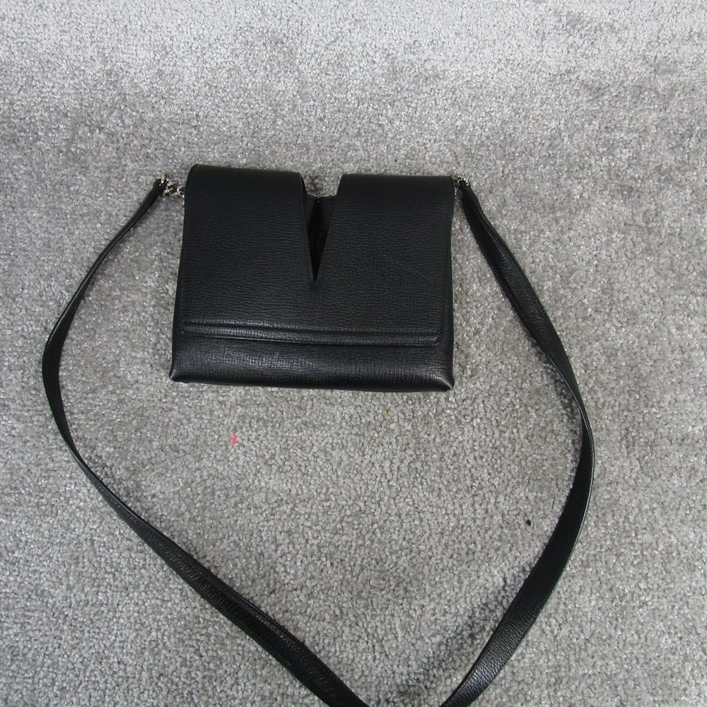 Jil Sander Handbag Black Leather Small Crossbody